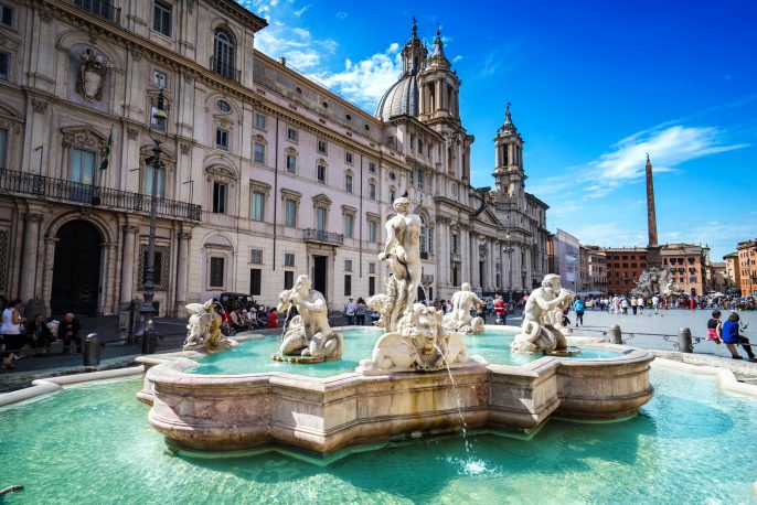 Piazza Navona, Rome. Italy